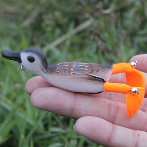 🦆Leurre Souple Caneton à Double Hélice